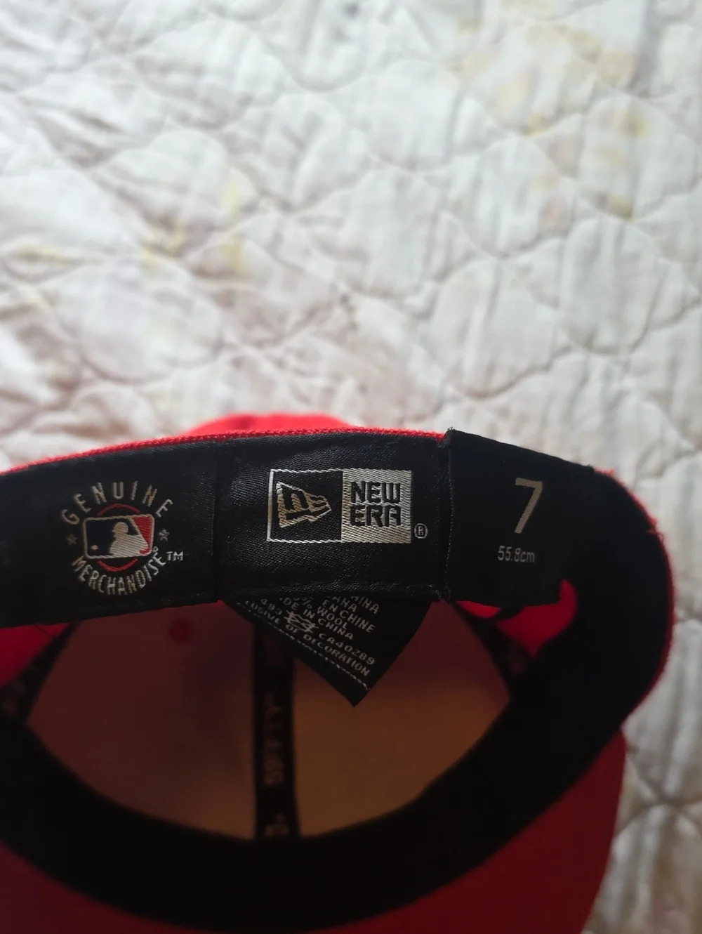 N.Y.L.A. Red Kids Baseball Cap with White NY Emblem